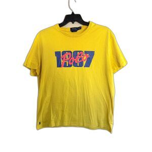 Polo Ralph Lauren 1967 Graphic Tee Yellow Large